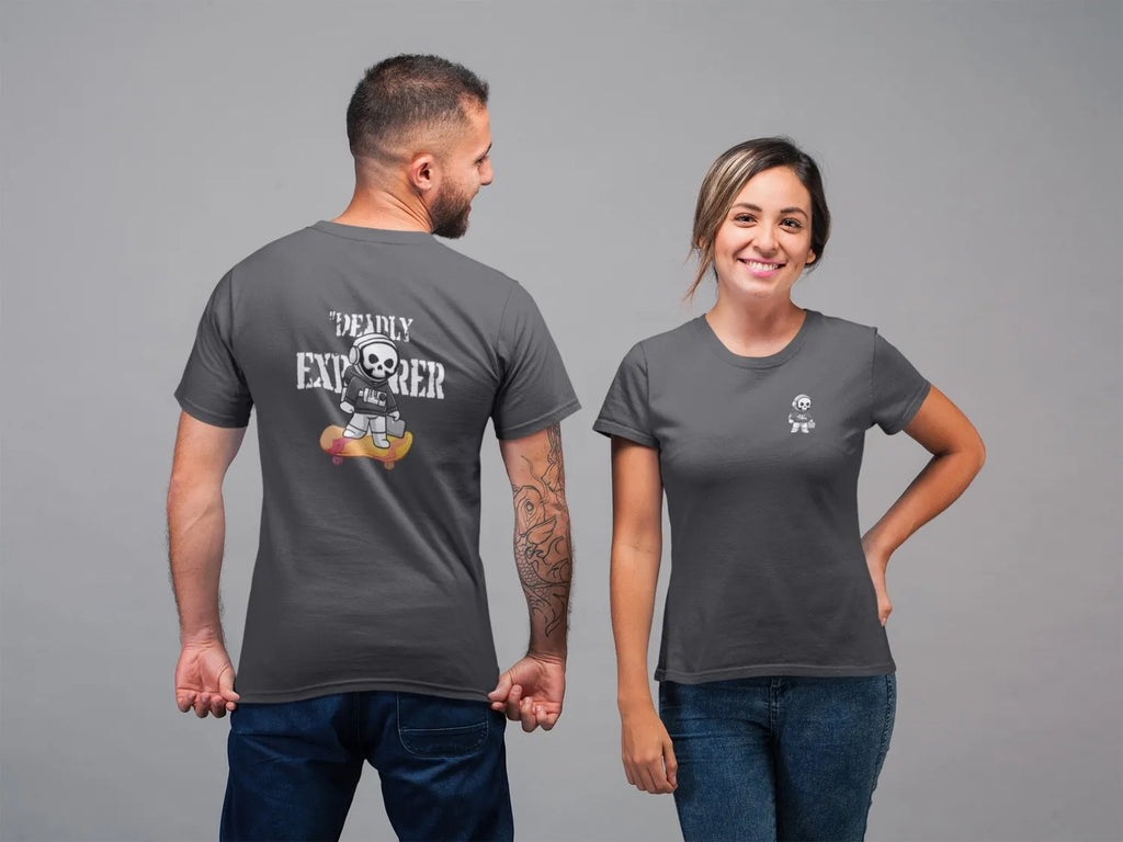 Unisex Round Neck T-Shirt Grey