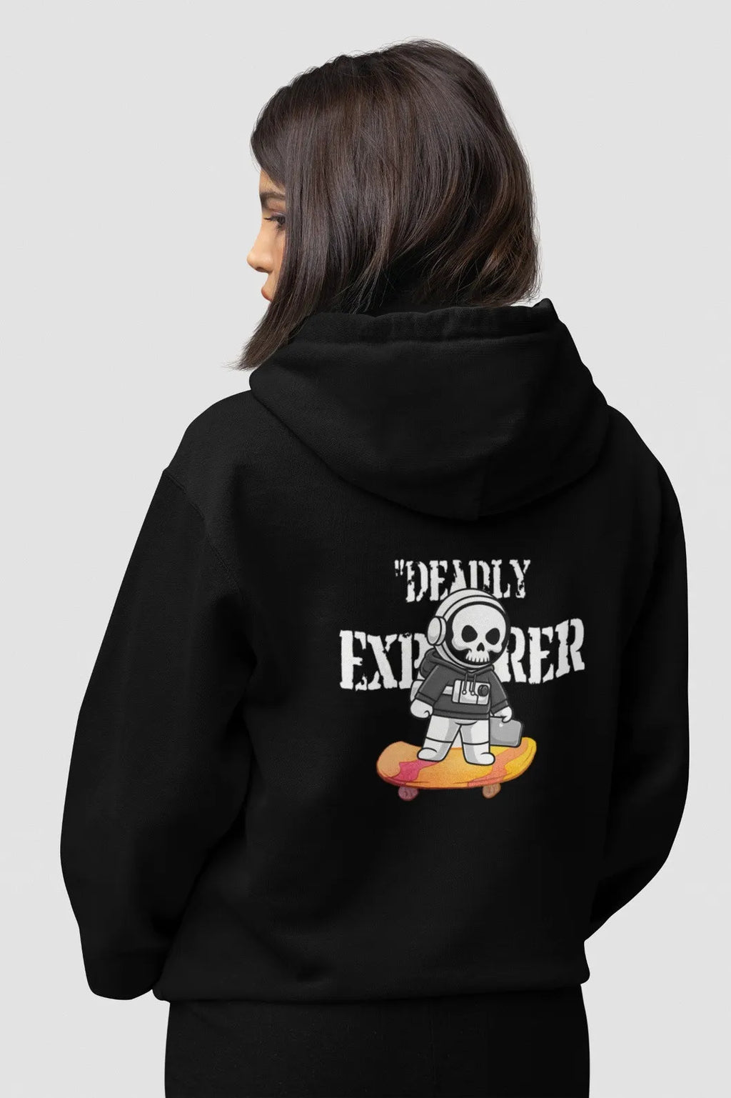 Fuzn - Unisex Hoodie Black Color Printed