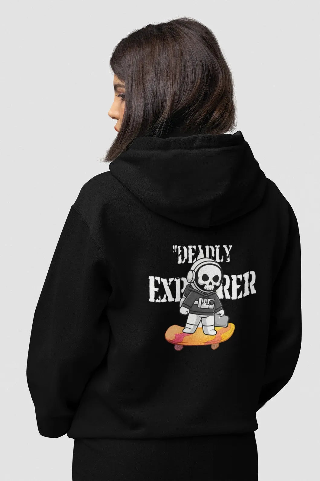 Fuzn - Unisex Hoodie Black Color Printed