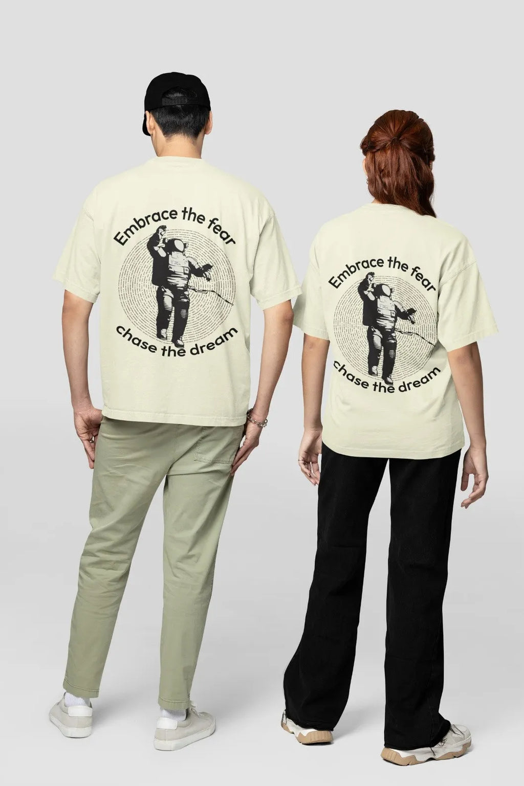 Unisex Oversize T-Shirt Yellow Color