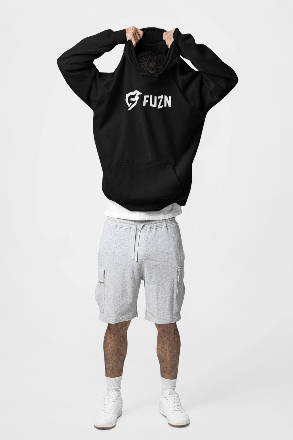 Fuzn -Hoodie Black Color