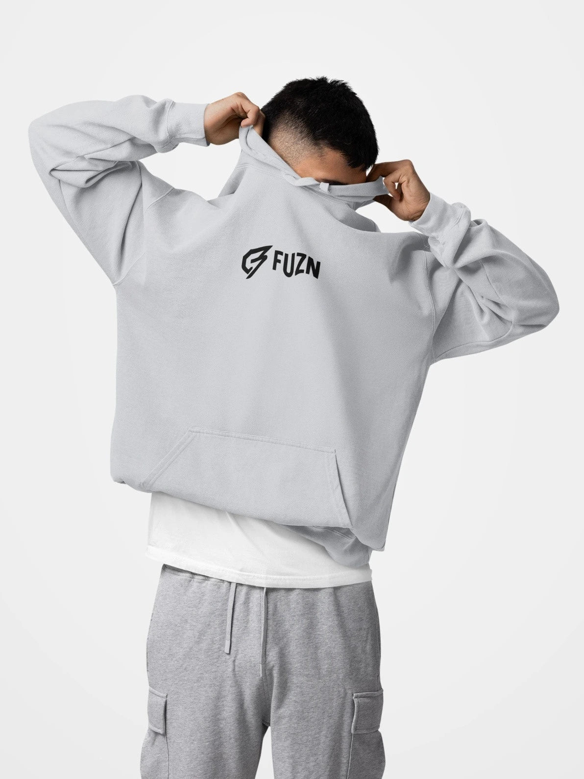 Fuzn - Hoodie Grey Color