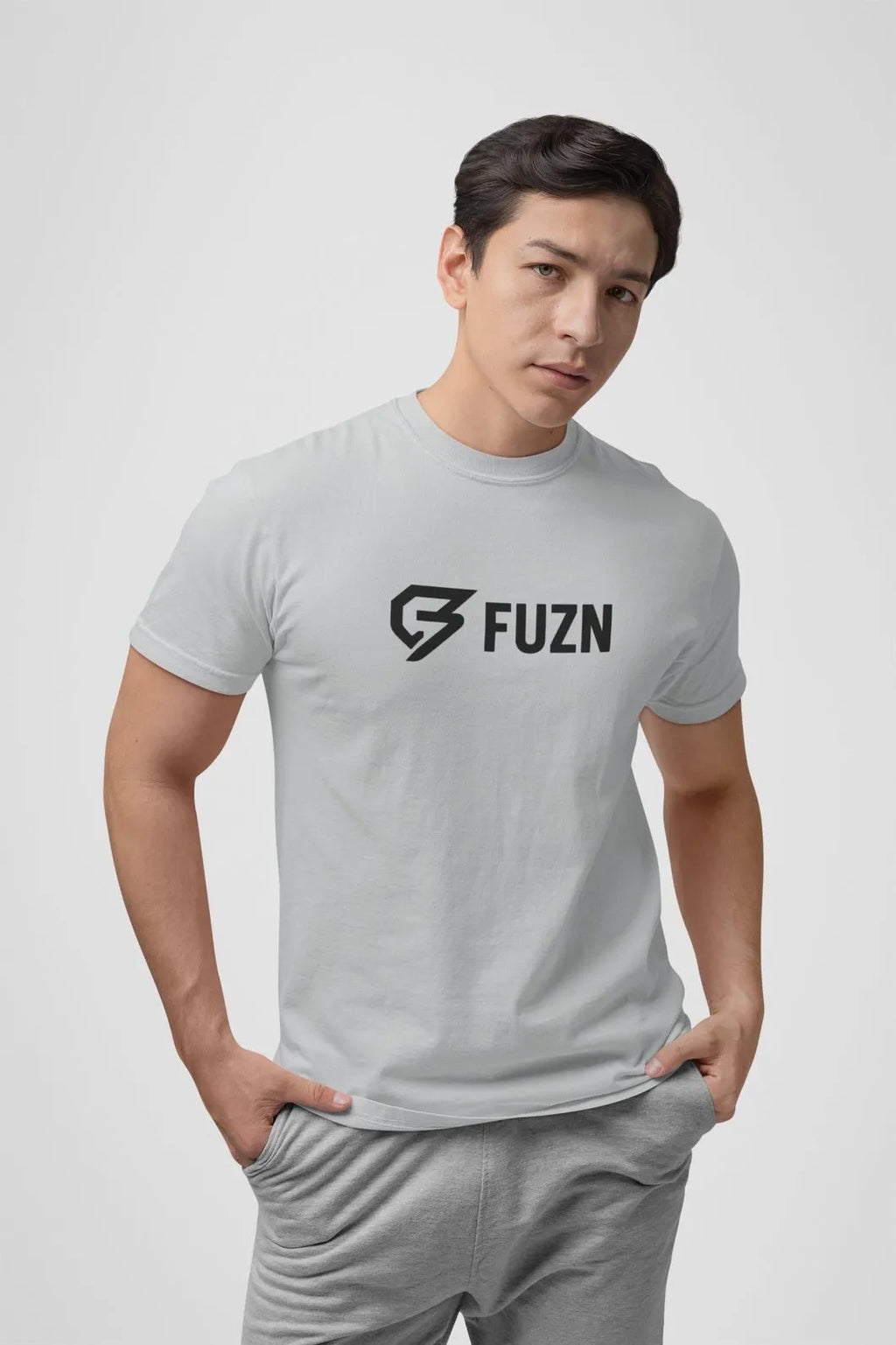 Round Neck T-Shirt Grey