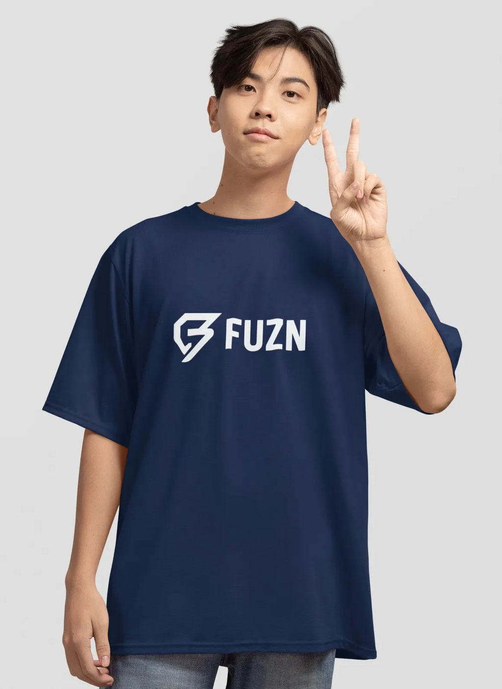 Fuzn Oversize T-Shirts Blue