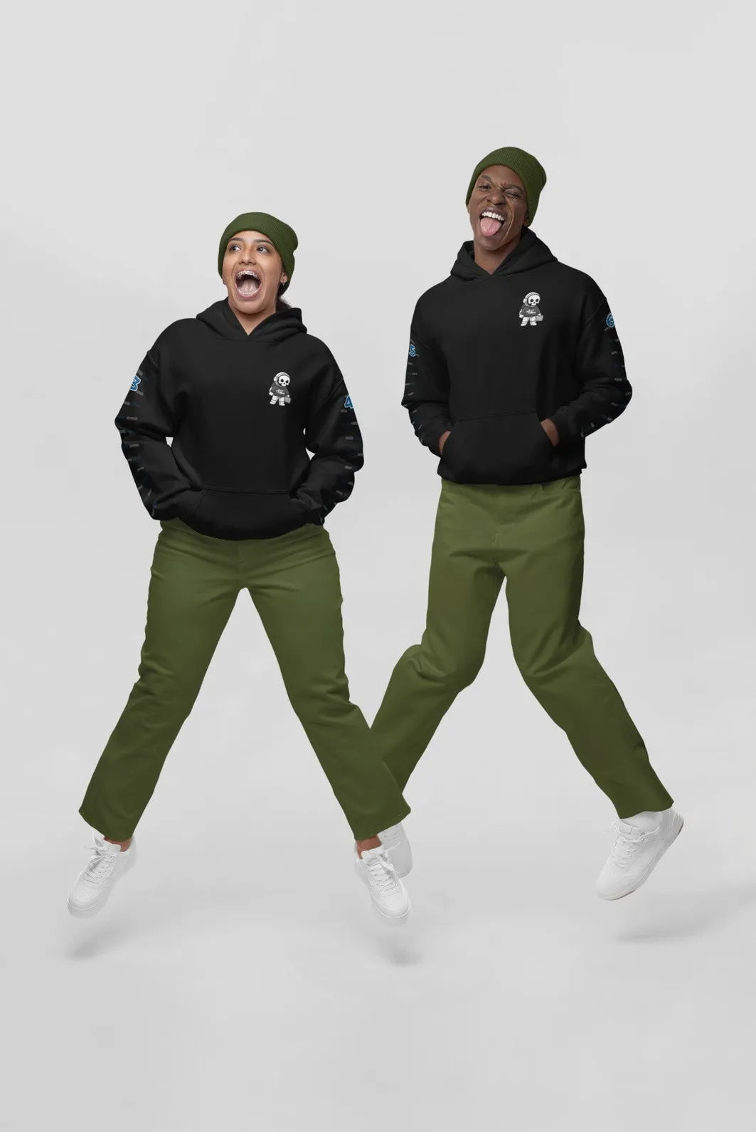 Fuzn - Unisex Hoodie Black Color Printed