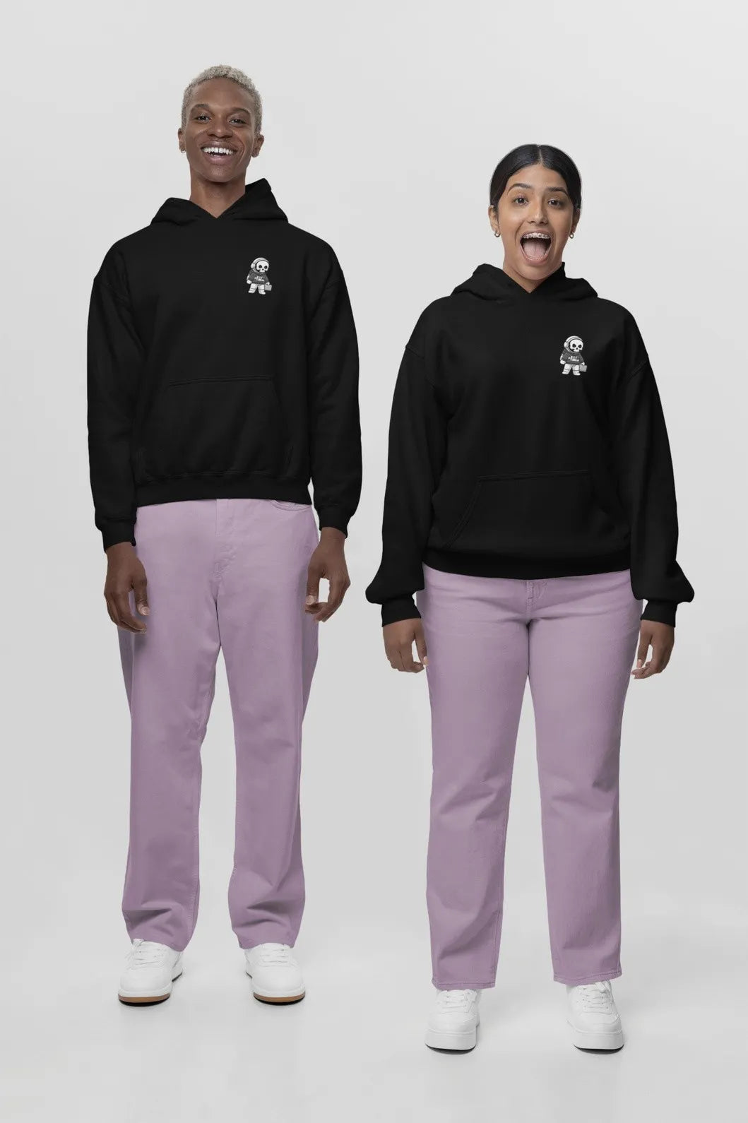 Fuzn - Unisex Hoodie Black Color Printed