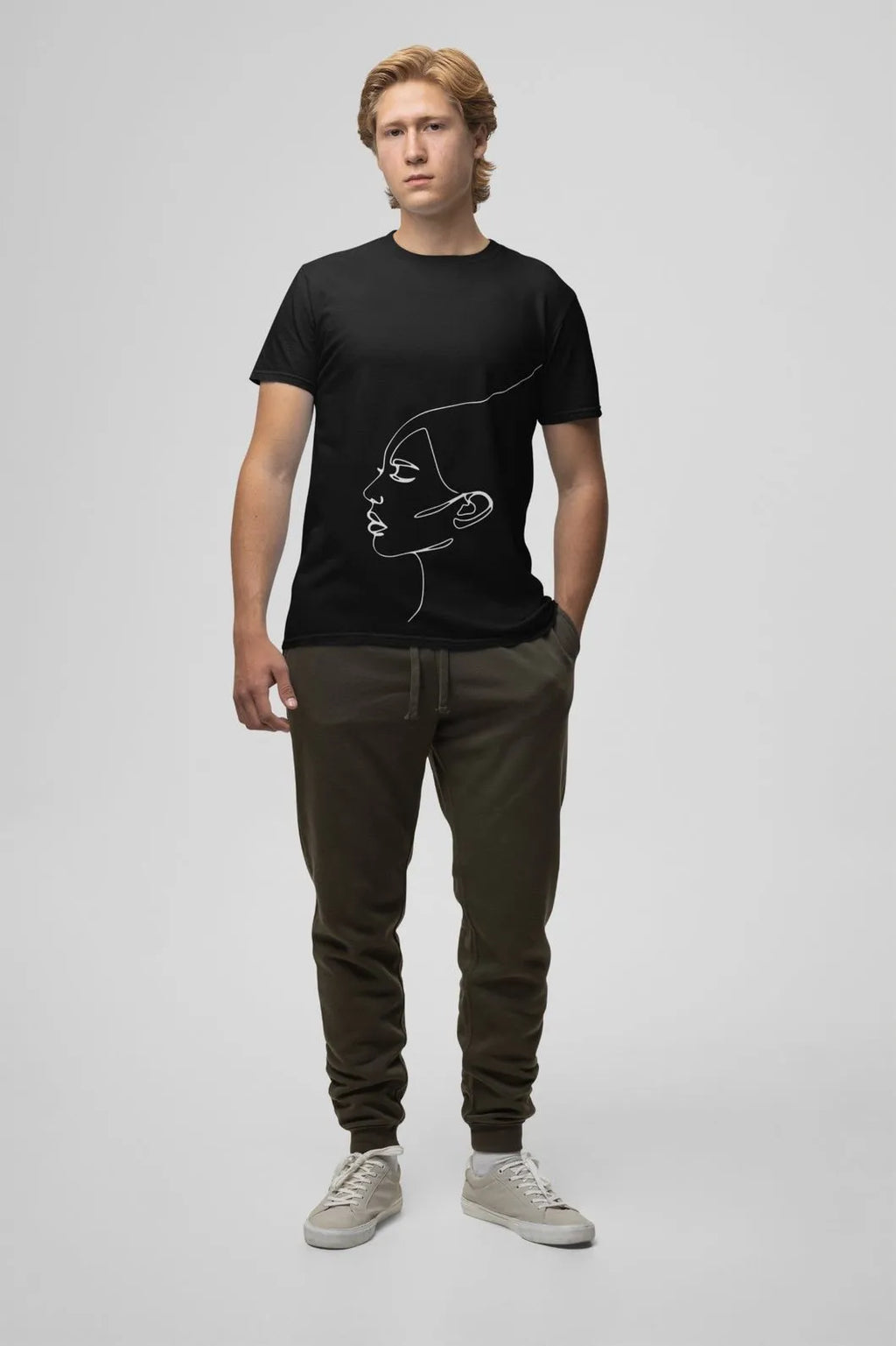 Round Neck T-Shirt Black The Face