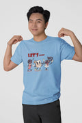 Round Neck T-Shirt Sky Blue