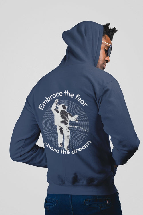 Fuzn - Hoodie Blue Printed