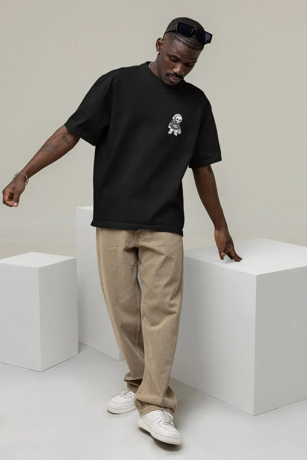 Mens Oversize T-Shirt Black Color
