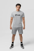 Round Neck T-Shirt Grey