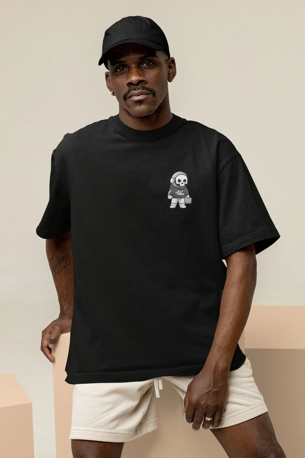 Mens Oversize T-Shirt Black Color