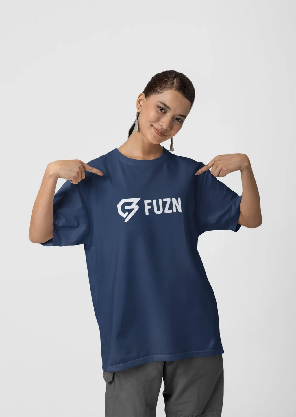 Women Oversize T-Shirt Blue Color