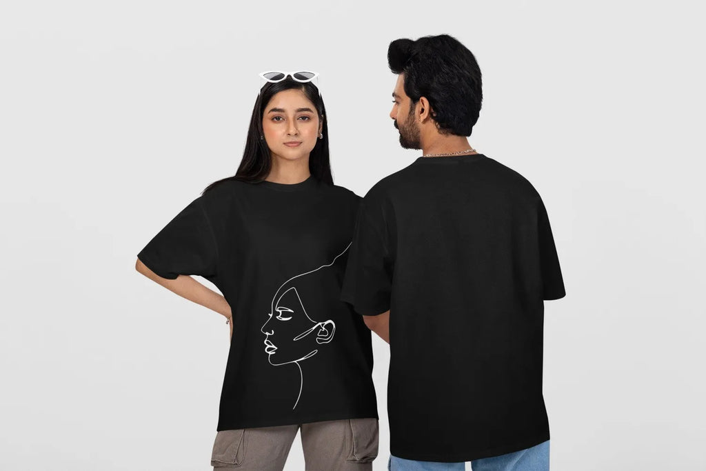 Unisex Oversize T-Shirt Black Color