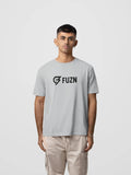 Fuzn Round Neck T-Shirt Grey