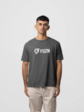 Fuzn Round Neck T-Shirt Dark Grey