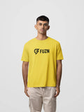 Fuzn Round Neck T-Shirt Yellow