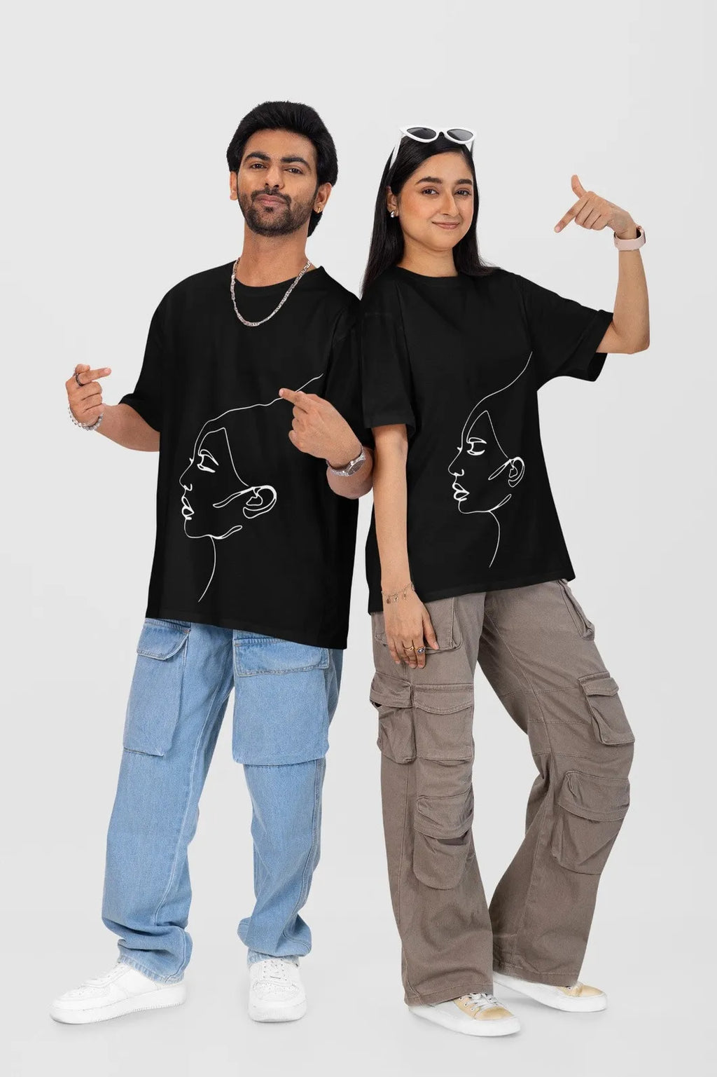 Unisex Oversize T-Shirt Black Color