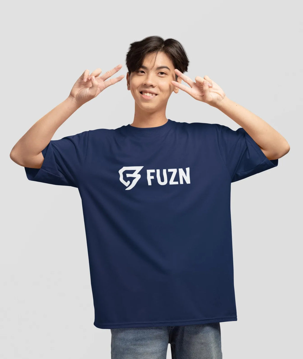 Fuzn Oversize T-Shirts Blue